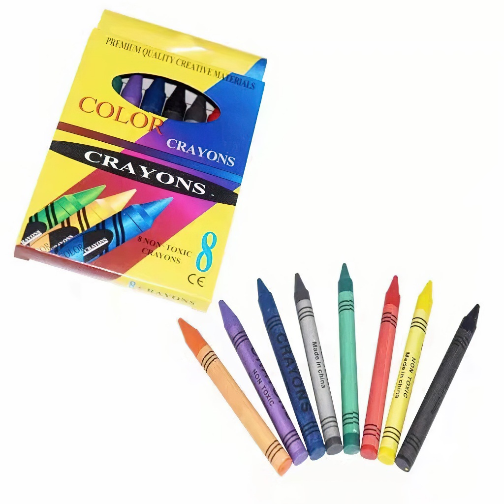 

Alat Mewarnai Gambar Anak Peralatan Sekolah Berkualitas Pensil Crayons 8 Dan 12 Colour Warna YL-030108