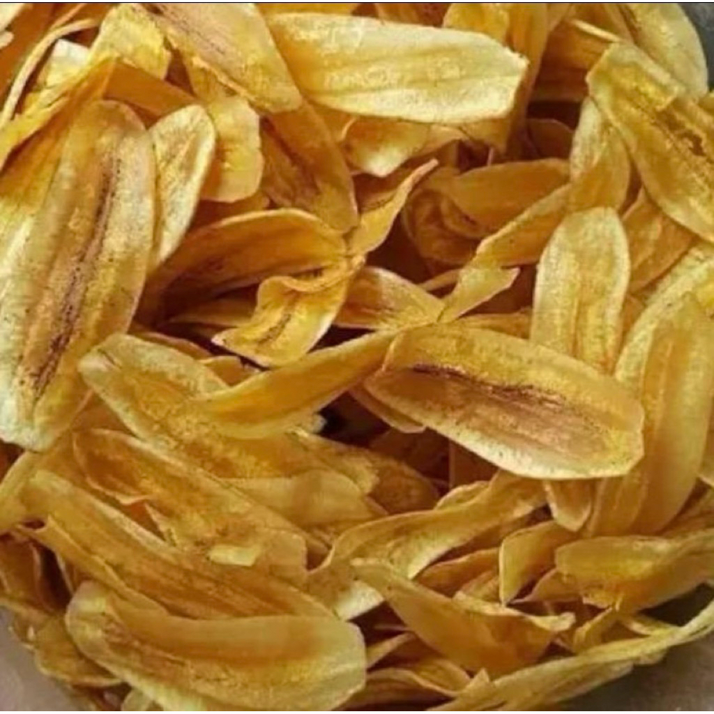 

Kripik Pisang Crispy Asin Gurih/Makanan Ringan/Cemilan Lebaran Kiloan