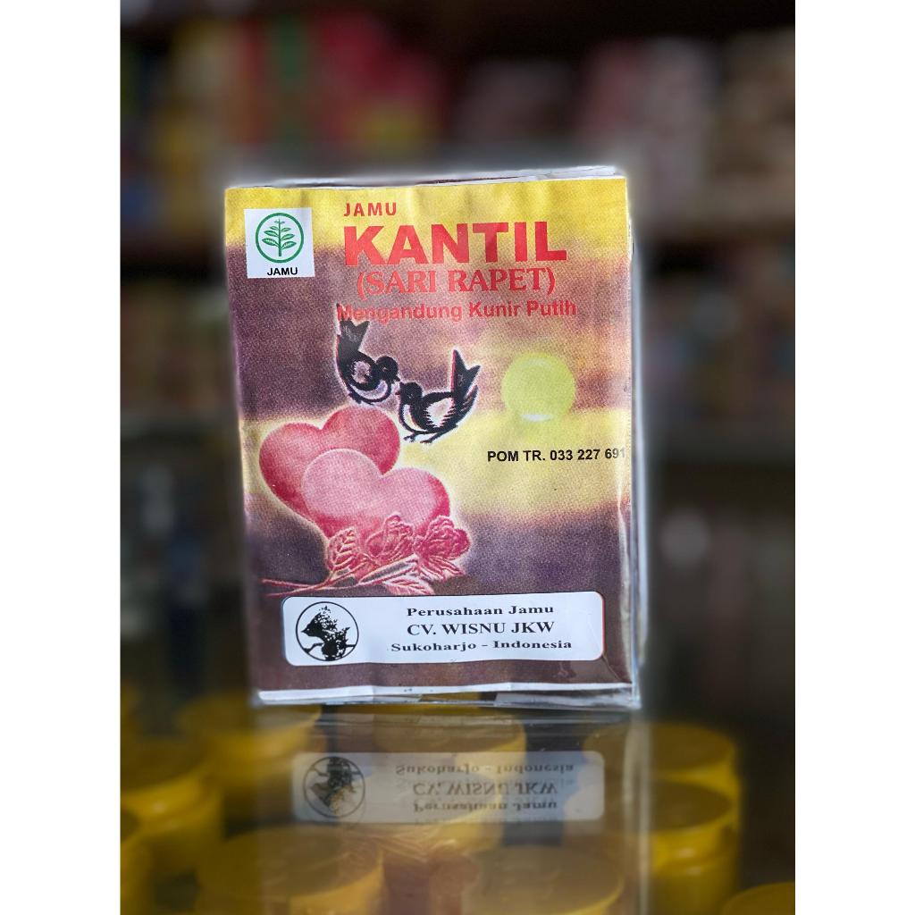 

Jamu Kantil Sarirapet serbuk Isi 10 Sachet Cap Wisnu JKW Asli / Jamu Wisnu