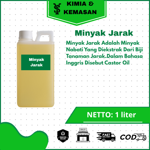 

Castor Oil 1 liter / Minyak Jarak / Minyak Castor