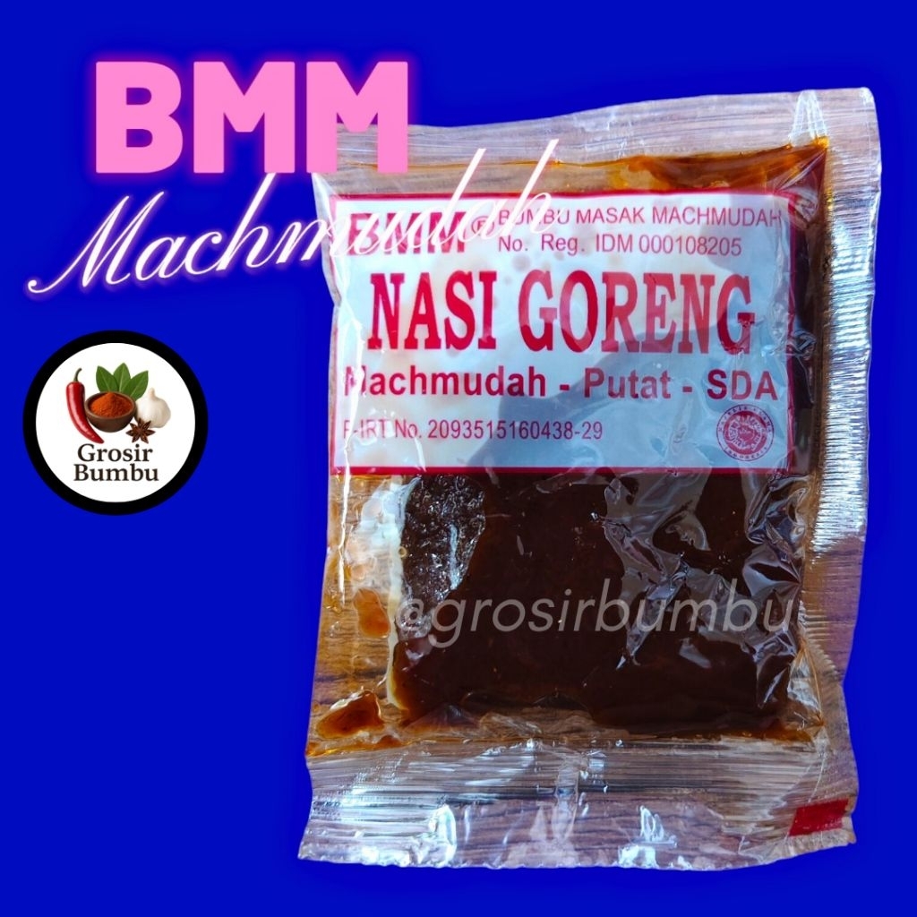 

BMM / Bumbu NASI GORENG / Bumbu Masak Machmudah / Bumbu Masak Instan