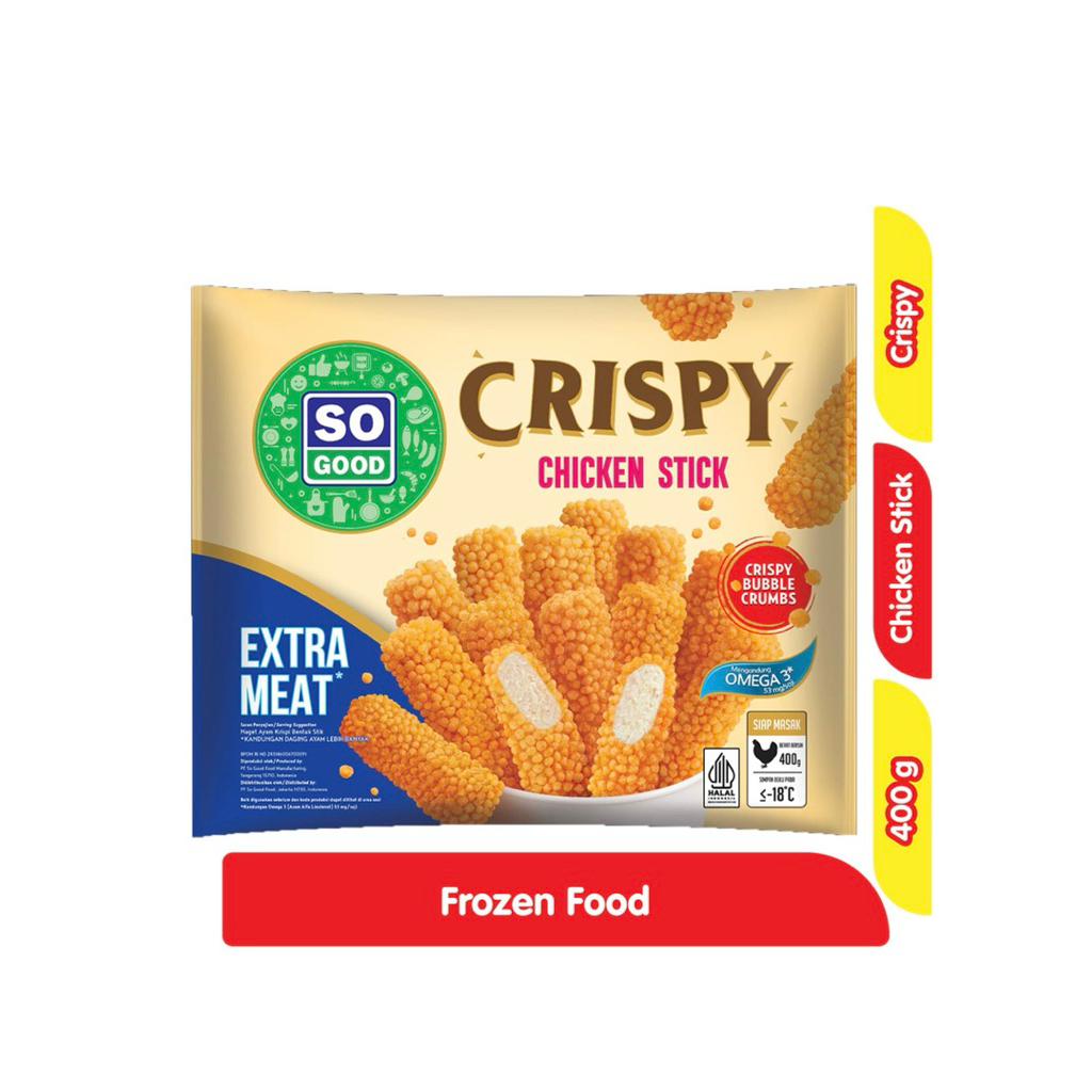 

SO GOOD CRISPY CHICKEN STICK 400 gram