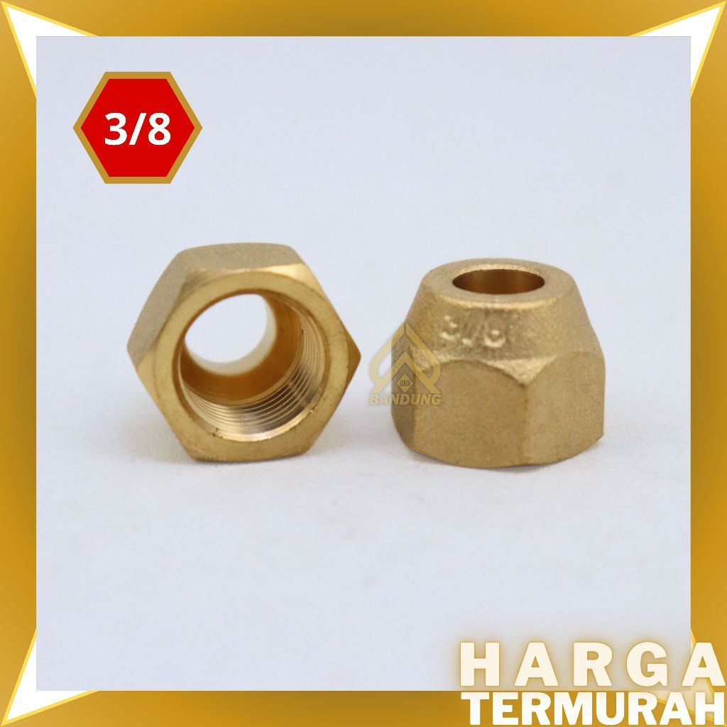 NUT NEPEL AC 3/8 | DOUBLE NEPEL | NAT NEPEL PIPA AC | NAT AC | NEPEL AC 1/2PK - 5OK I DOBEL NEPEL AC