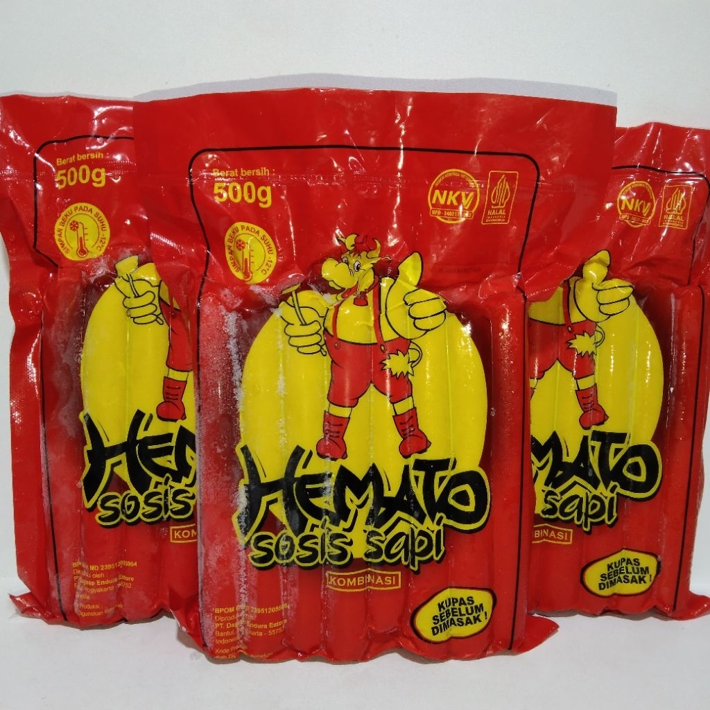 

HEMATO Sosis Sapi isi 15 pcs 500gr