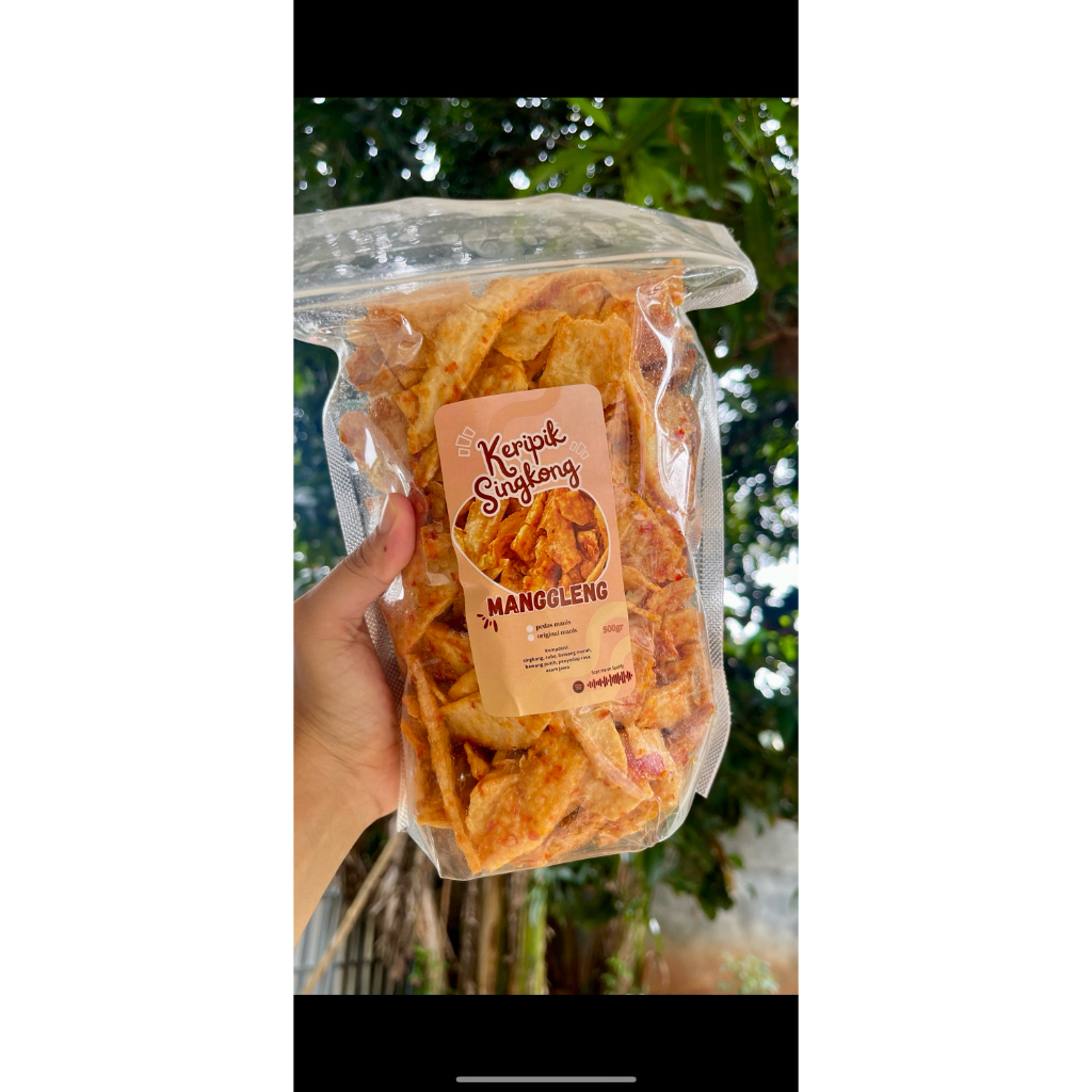 

KERIPIK SINGKONG JADUL MANGGLENG RENYAH PEDAS MANIS ENAK 500gr