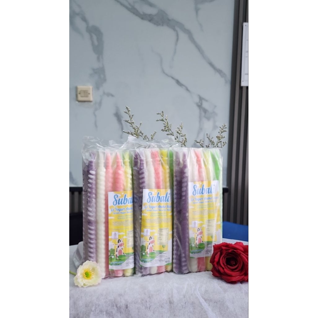 

ES LILIN YOGHURT SUBALI ANEKA RASA isi 10 pcs