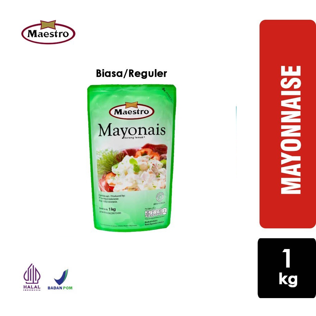 

Maestro Mayonnais Biasa/Reguler 1 kg
