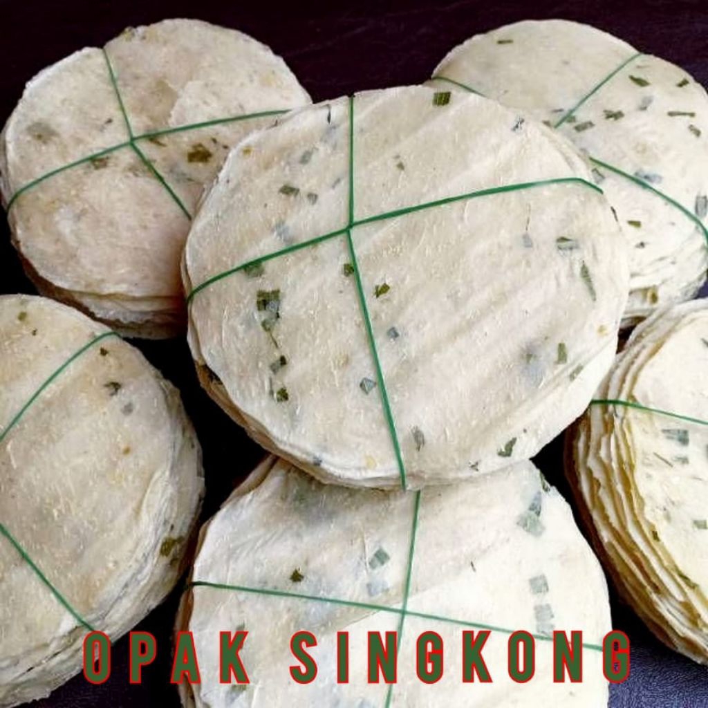 

opak singkong mentah kripik koin jogja