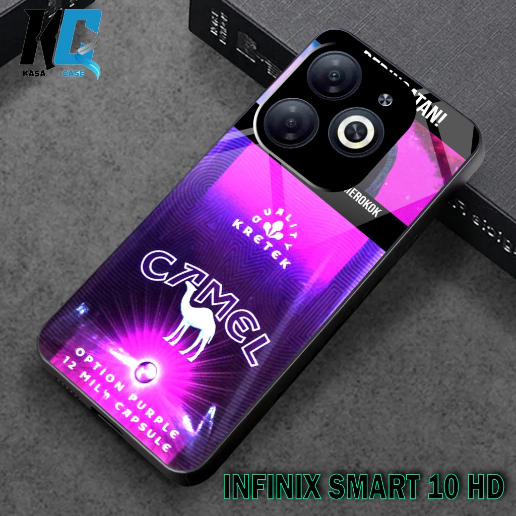 KASA CASE- Case hp INFINIX SMART 10 HD kesing ROKOK mix keren Fashion Case Murah Glass case - FUZE K
