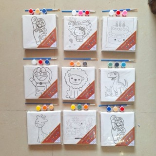 

INCLUDE CAT || Kanvas Lukis Sketsa Berkualitas 15x15 cm || Kanvas Sketsa Mewarnai