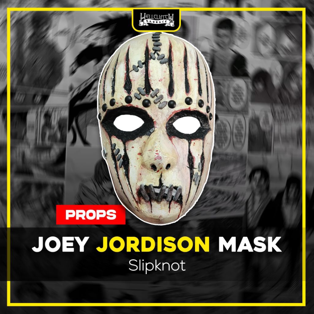 Topeng Slipknot Joey Jordison AHIG Cosplay Mask Metal Halloween