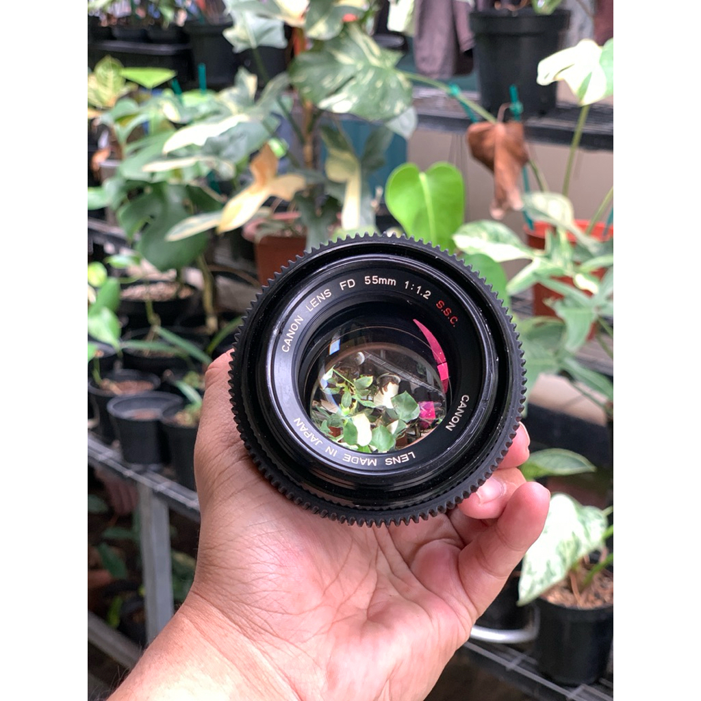 Canon FD 55mm SSC dan analog Canon Ftb