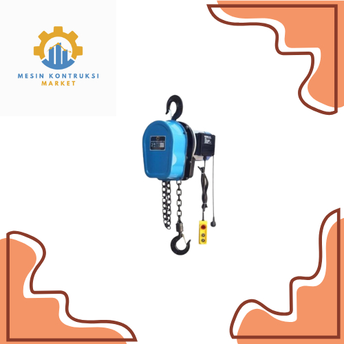 ELECTRIC CHAIN HOIST 1 TON 15 METER 1 PHASE 220V / CHAIN BLOCK ELEKTRIK 1 TON 15 METER 1 PHASE 220V