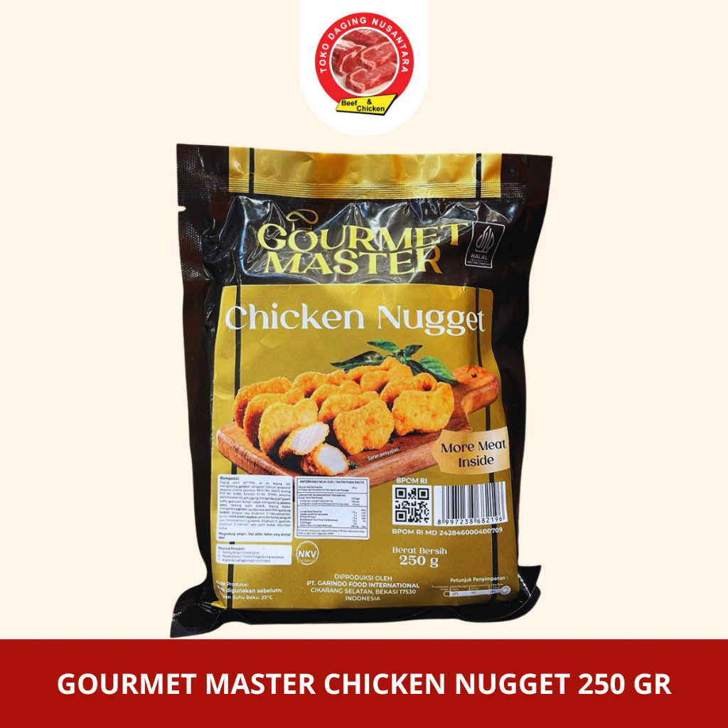 

Gourmet Master Chicken Nugget 250 Gram