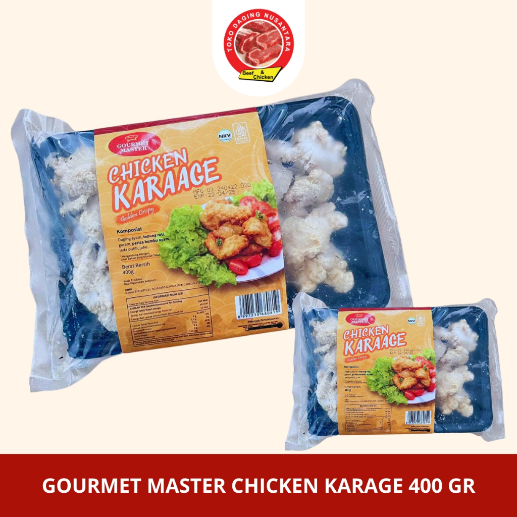 

Gourmet Master Chicken Karage 400 Gram