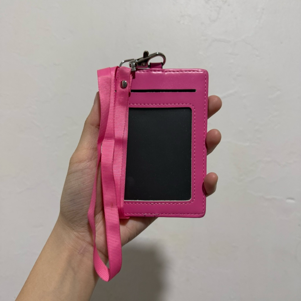 

[preloved] lanyard card holder tempat kartu barbie miniso
