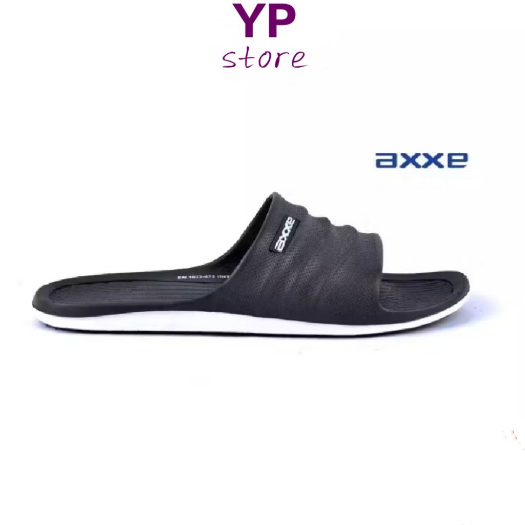 AXXE sandal pria dewasa/remaja laki laki inti hitam