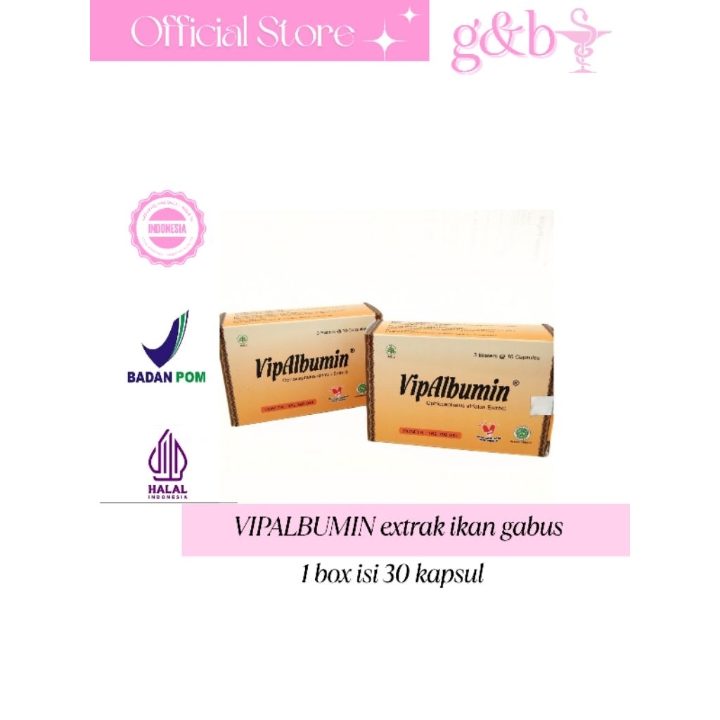 VIPALBUMIN/EXTRAK IKAN GABUS/BOX