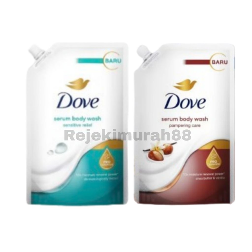 Dove Sensitive Relief/Pampering Care Body Wash 800/400ml
