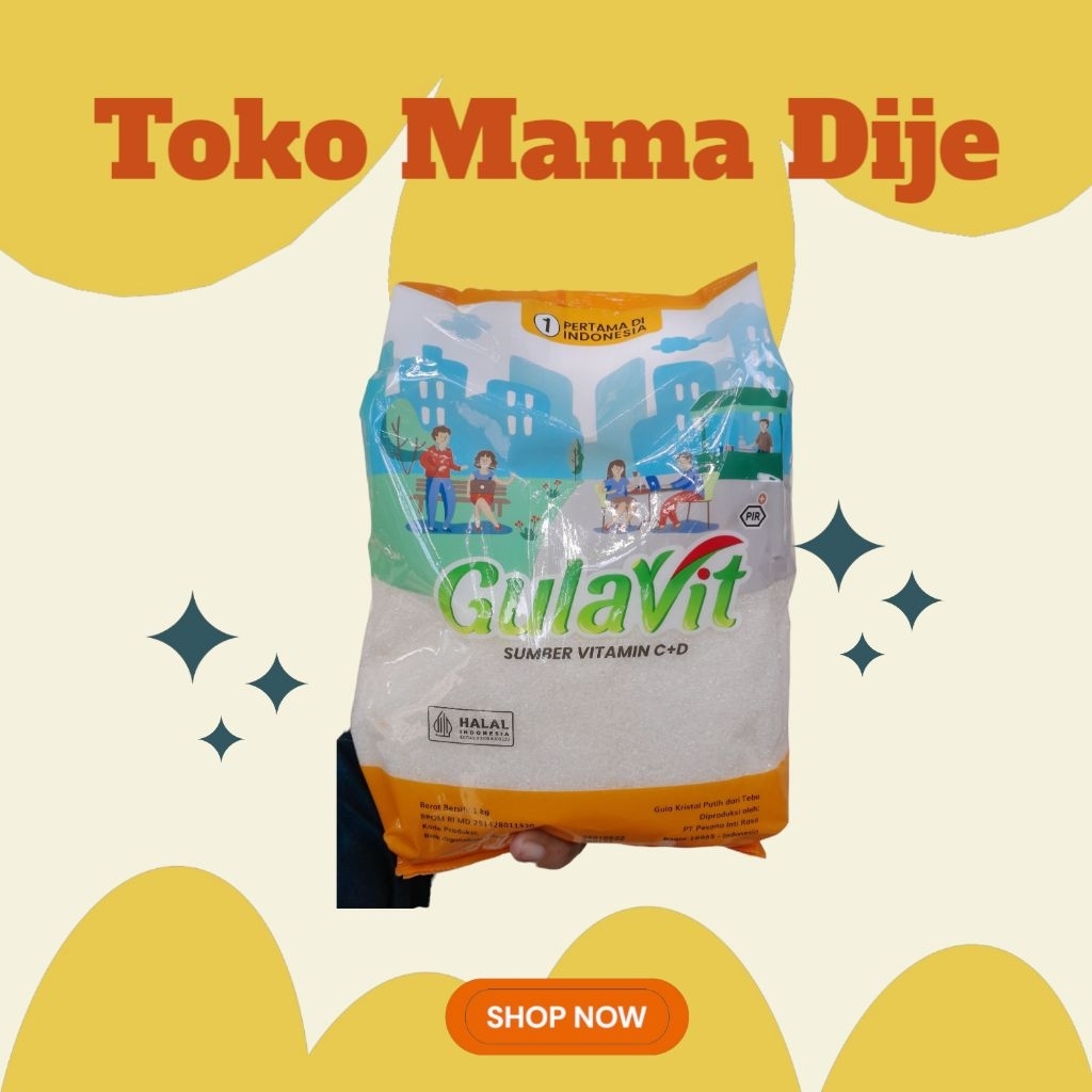 

(JATENG) Gula pasir gula vit putih 1kg