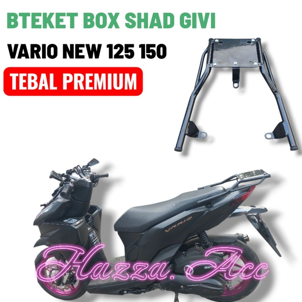 BREKET BOX SHAD GIVI KAPPA HONDA VARIO 125 150 NEW