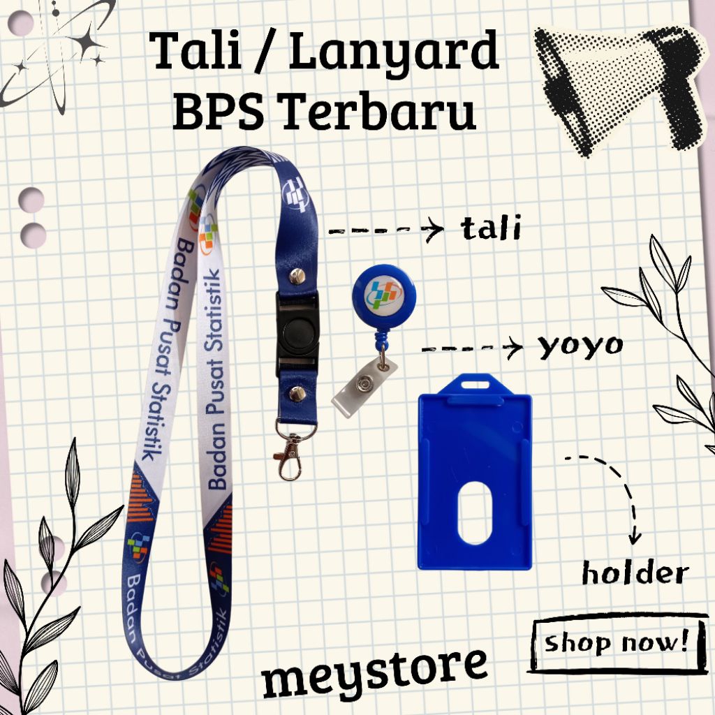 

READY Tali / Lanyard Badan Pusat Statistik Terbaru [STOCK MELIMPAH] Termurahhh Harga Grosir!