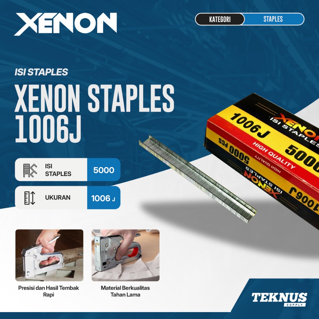 

XENON 1006J Staples - Isi 5000 | Teknus Supply