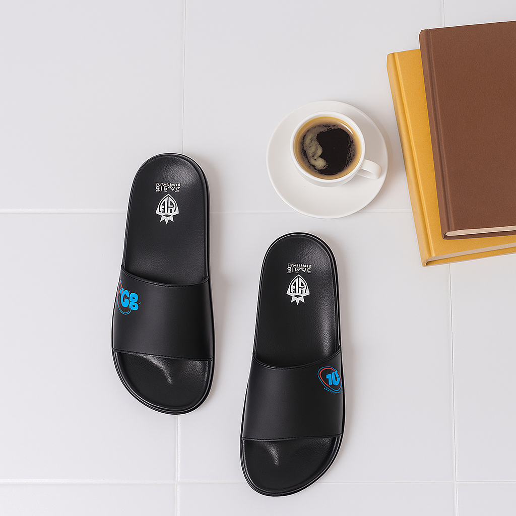 Sandal Slop Cowok Slip On Nyaman Anti Slip Kekinian Terbaru