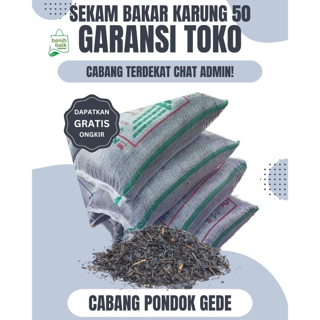 Sekam Bakar (Karung) Grosir Pondokgede