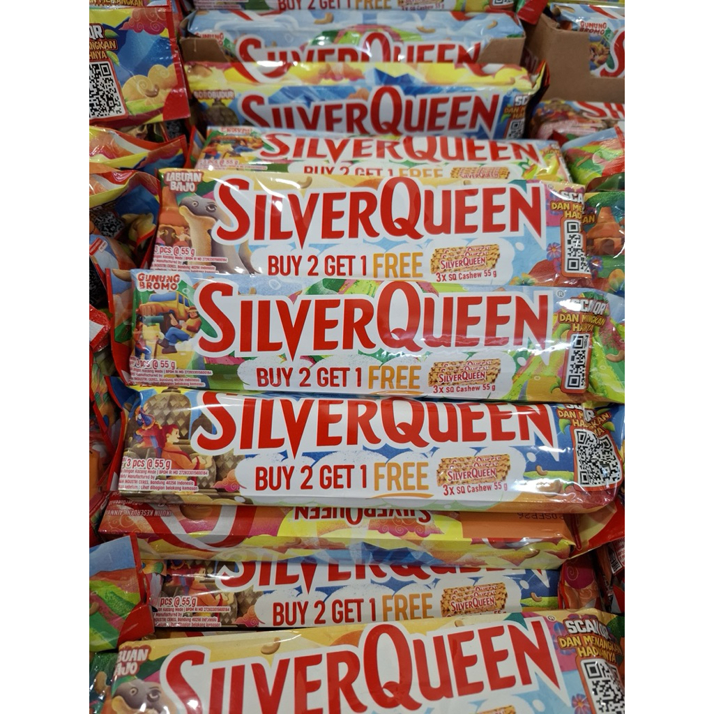 

Silverqueen beli 2 gratis 1 (bandet) varian random