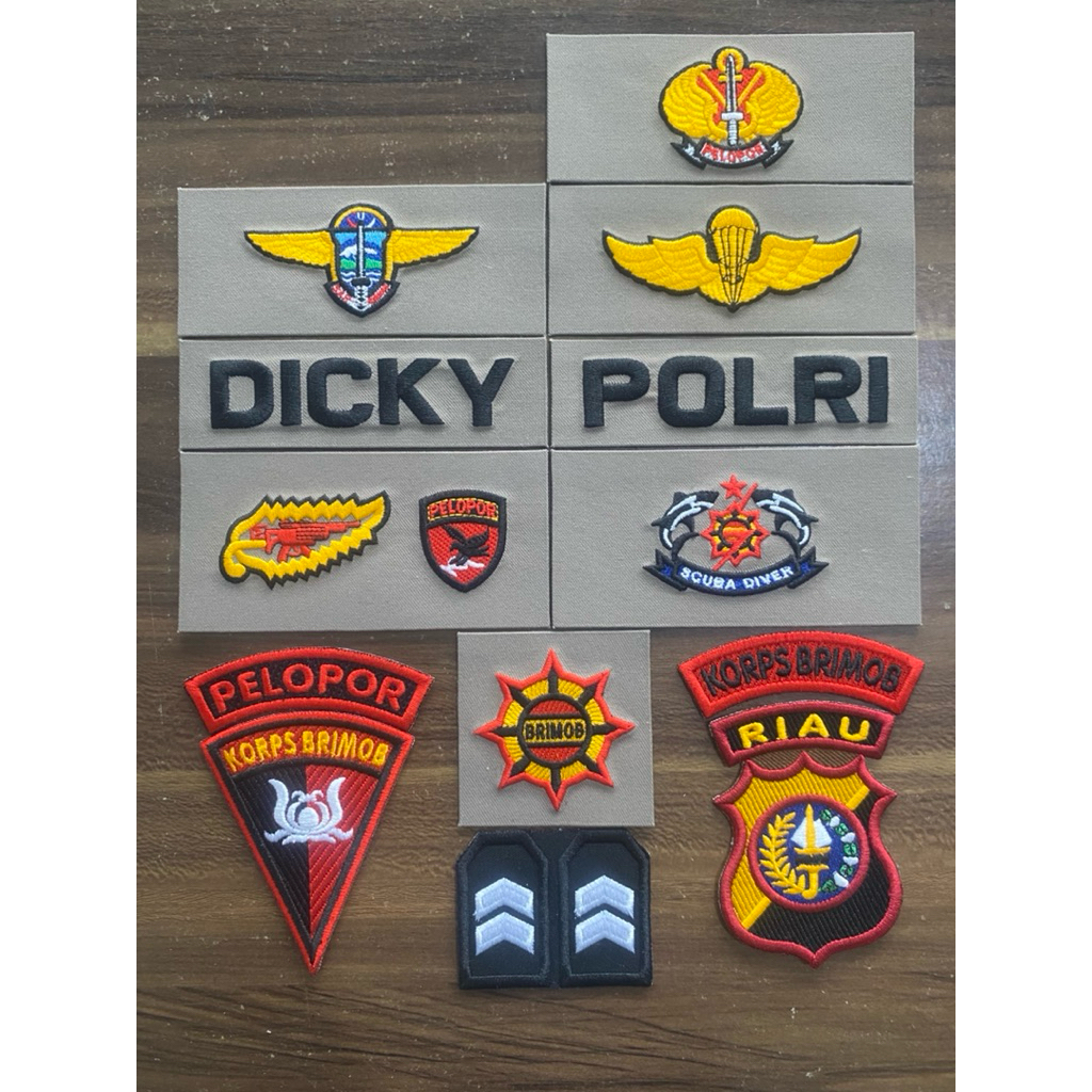 ATRIBUT POLRI BRIMOB PREMIUM