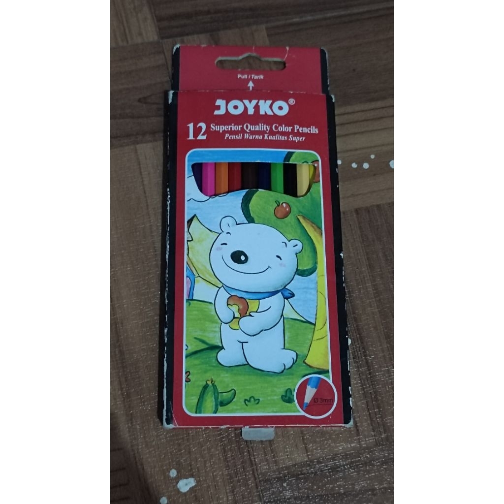 

pensil warna joyko 12 warna