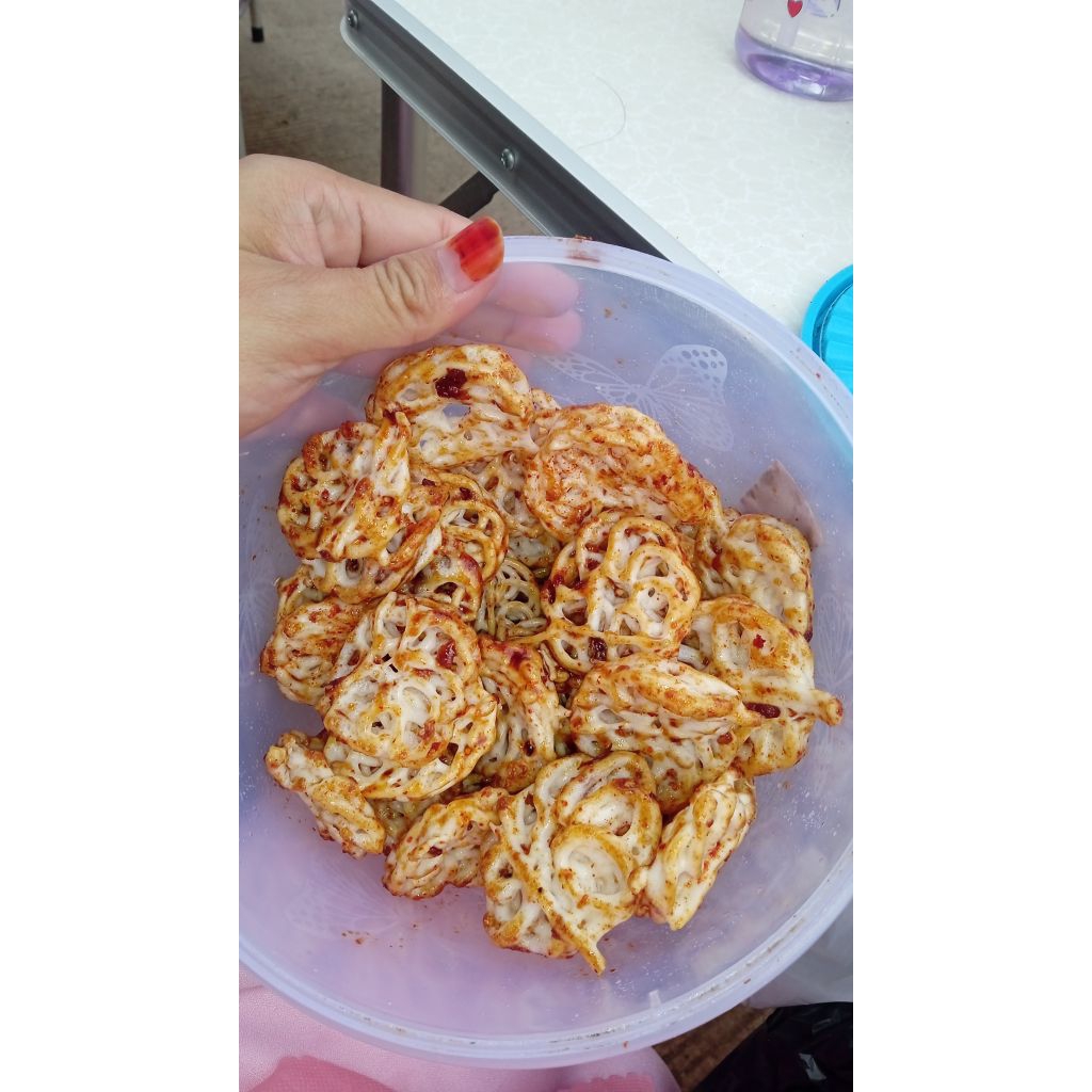 

rujak Rafael babangi pedas viral