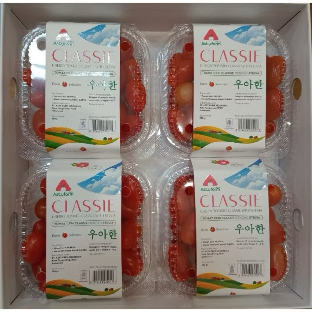 Tomat Cherry Stevia Astyfram | Tomat Ceri Manis Alami Fresh 250gram