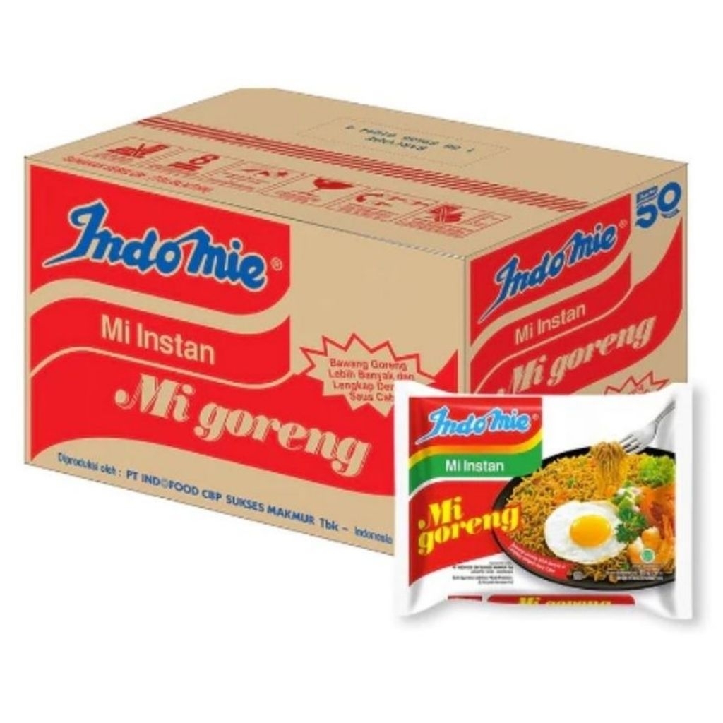 

indomie mie instan mie goreng 1 dus /isi 40 pcs
