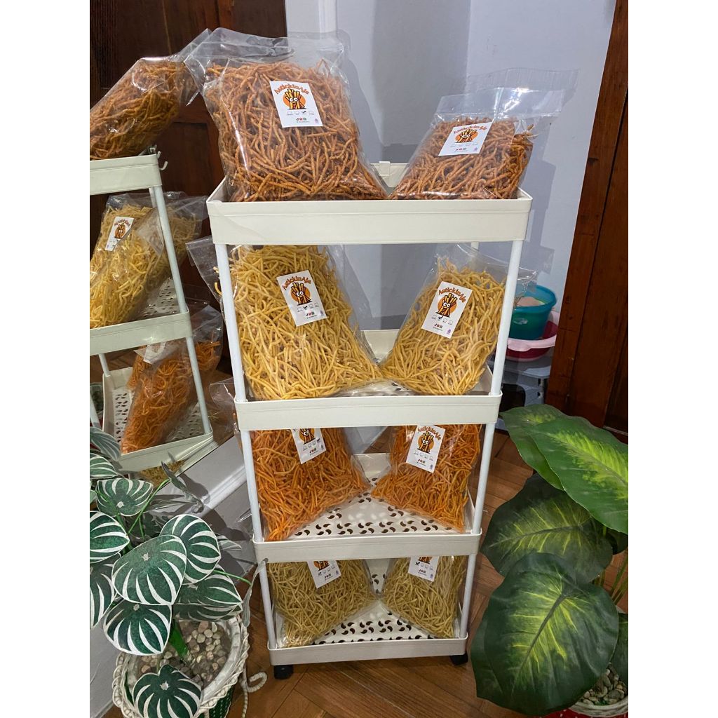 

Astickinaja116 - Cemilan STIK/SISTIK MIE JADUL BUNDLING 1KG ADA 4 RASA ORI,PEDAS,KEJU,BALADO