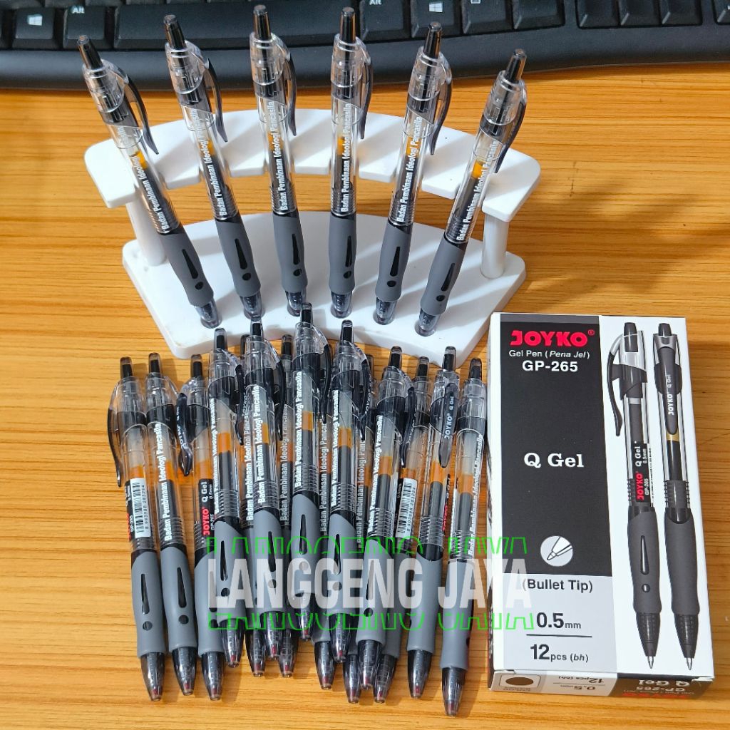 

Pulpen gel custom logo, pulpen joyko cetak logo