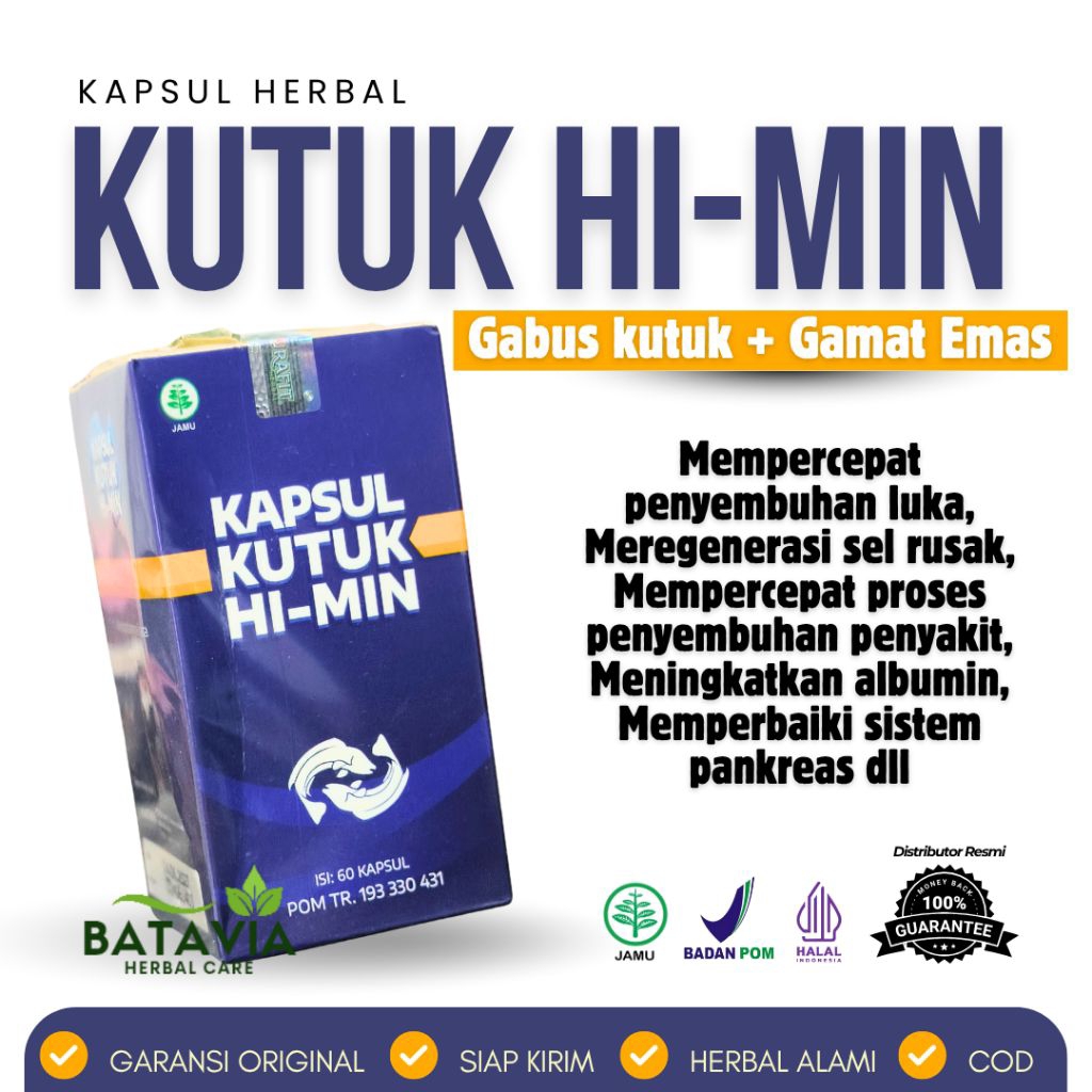 Kapsul Kutuk Hi Min Kapsul Gabus Kutuk Plus Gamat Emas