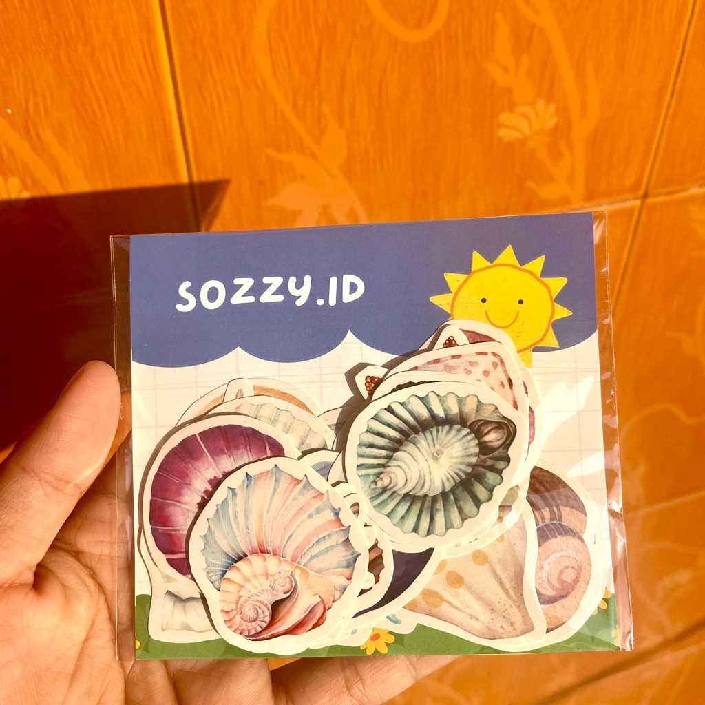 

32 Stiker kerang dan terumbu aesthetic lucu murah sticker tempel