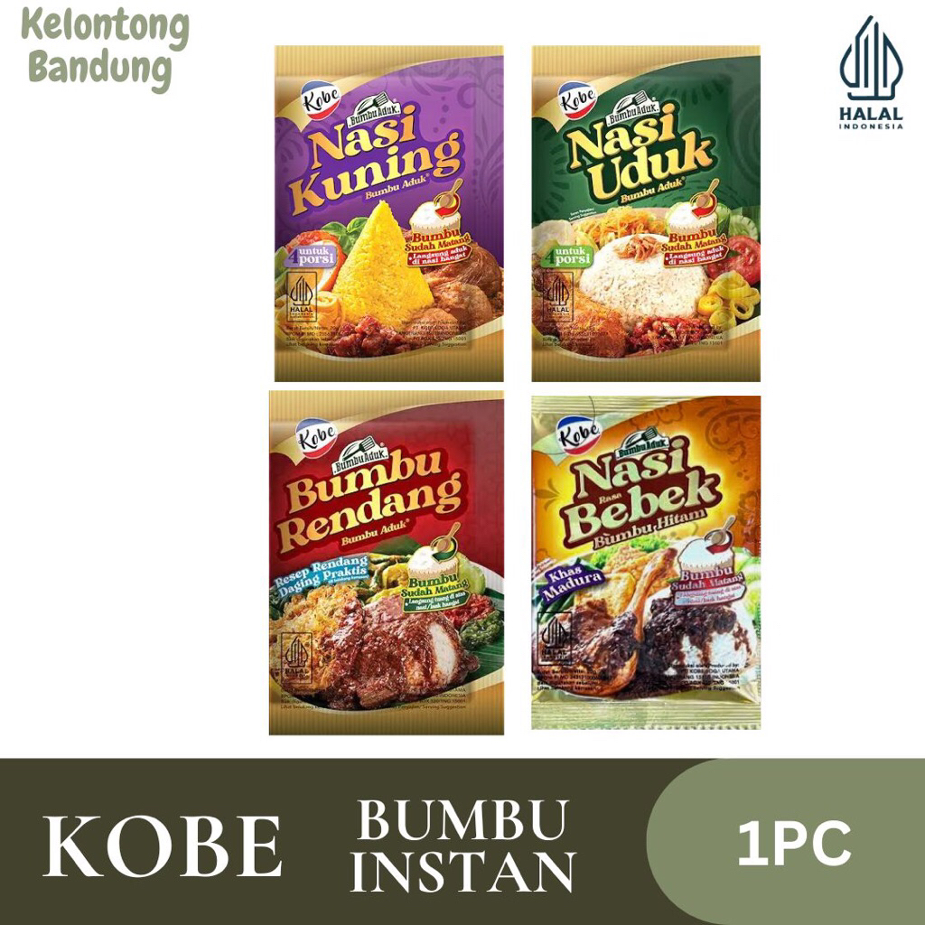 

Kobe Bumbu Nasi Aduk Instan Bumbu Instan Nasi Aduk Kobe Nasi Aduk Nasi Kuning Nasi Bebek Nasi Uduk Bumbu Nasi Rendang Bumbu Nasi Uduk