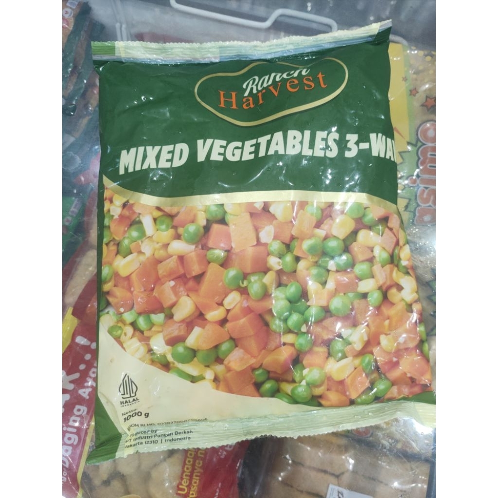 

Khusus instan !! Mixed Vegetables 3 Way 1 kg