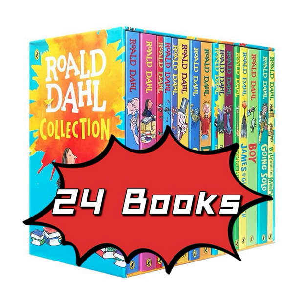xansbaraka - koleksi lengkap roald dahl 24 buku set anak import imported english book children