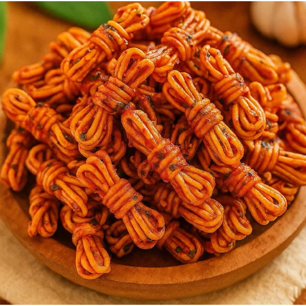 

mie gulung (daun jeruk)