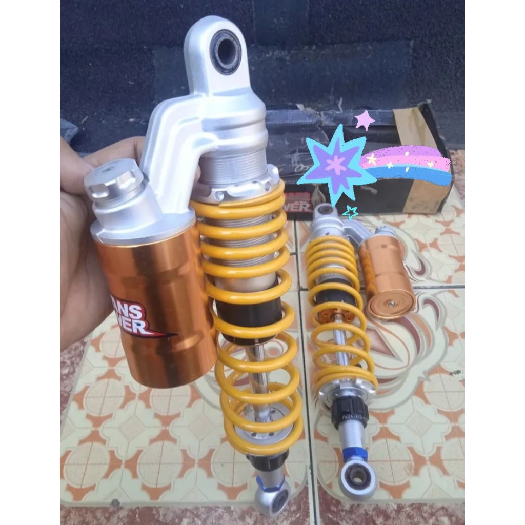 Shock original answer DZX 008 Double Click Rebound & Kompresi uk 360mm universal bebek and sport