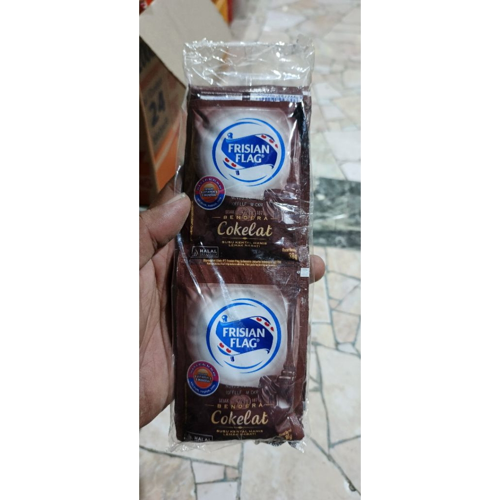

Susu Frisian Flag Coklat sachet per pack isi 6 pcs