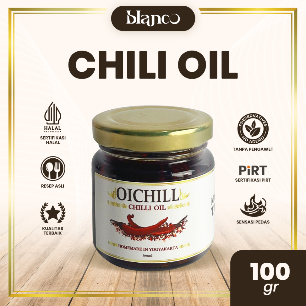 

Chili Oil by Blanco - Minyak Cabai | Resep Alami | Sensasi Pedas Juara | 100% Cabai