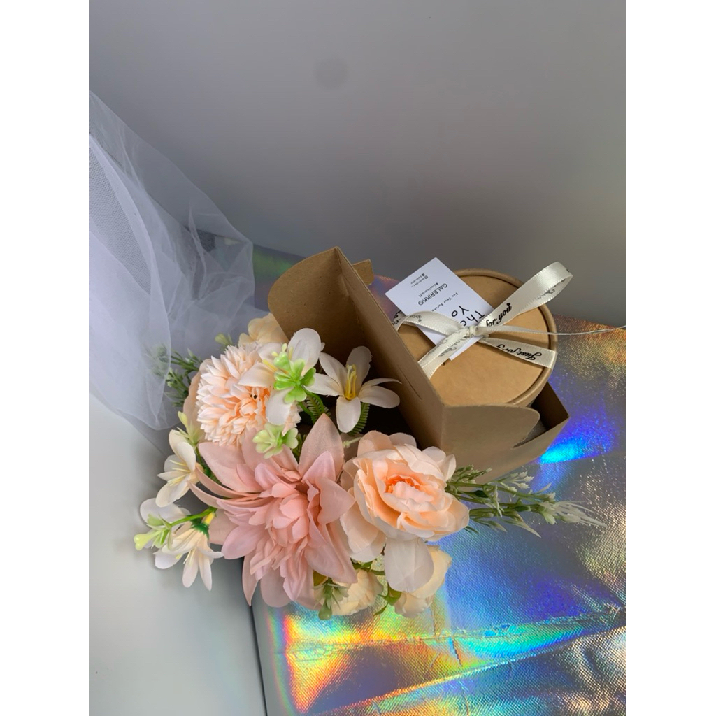 

Cookies and flower | kado sempro | kado sidang | kado wisuda