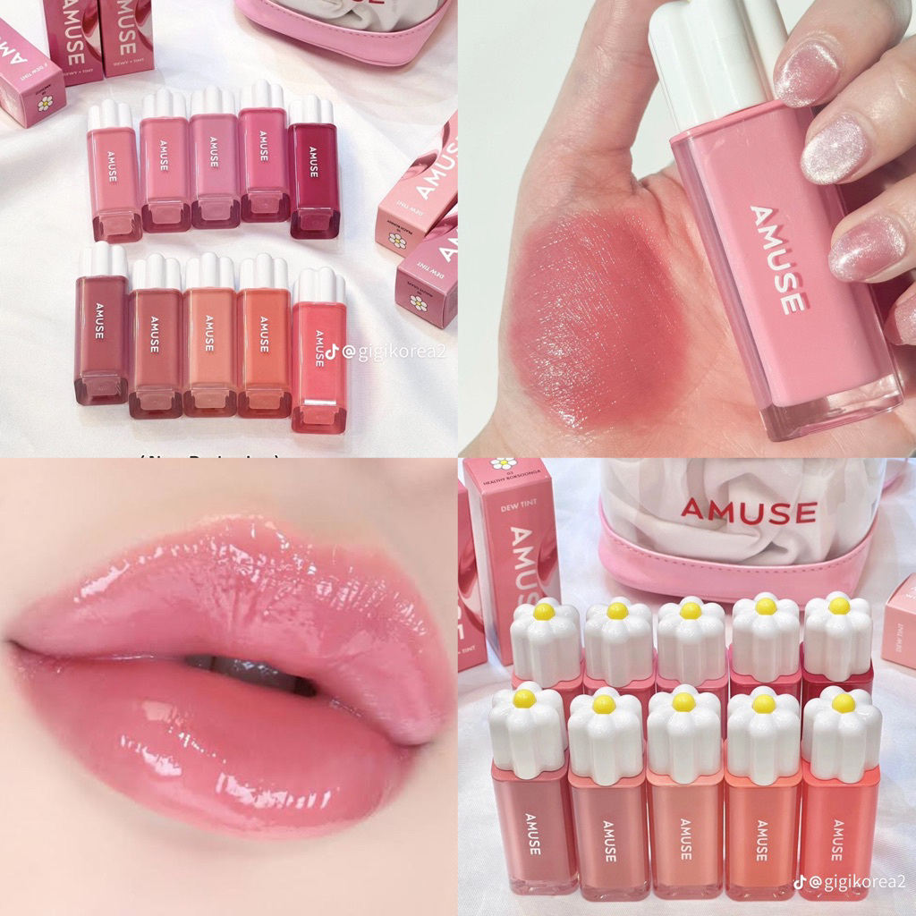 [ READY STOCK ] AMUSE Dew Tint Lip Tint Liptint