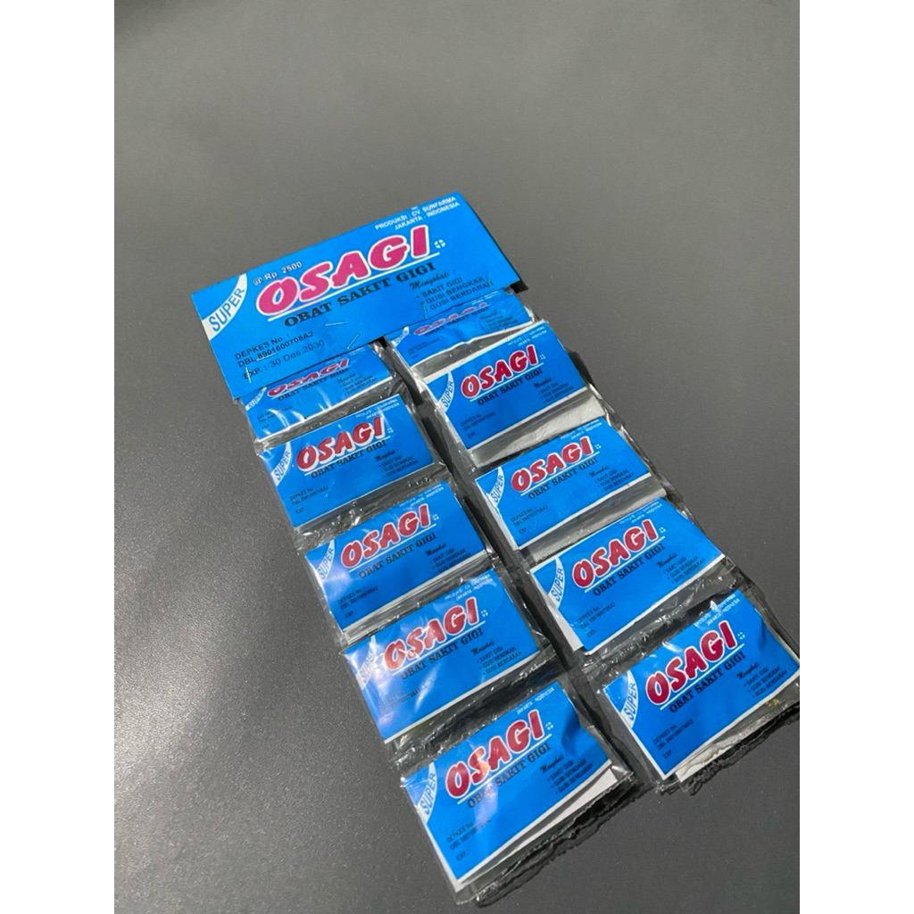OSAGI Kapsul Obat Sakit Gigi dan Gusi Ampuh Original 100%