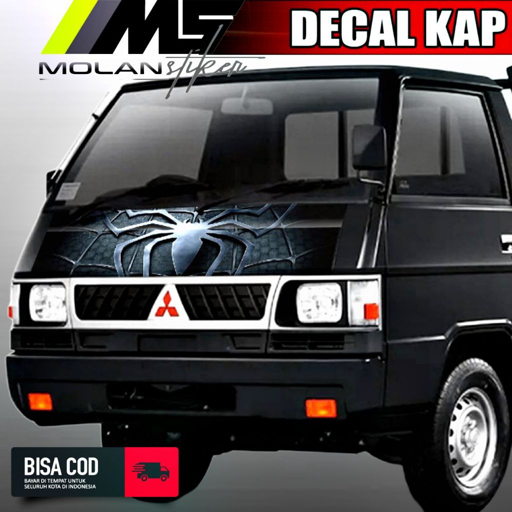 Decal Sticker Striping Variasi Kabin Depan L300 Pickup Decal Kap/Kabin Depan L300 Pu Decal Universal